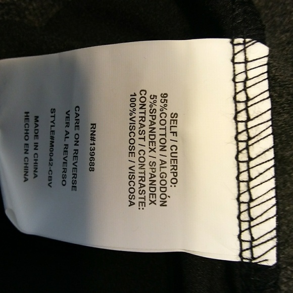 Crimson in Grace Womens Black Embroidered Top - Picture 5 of 8